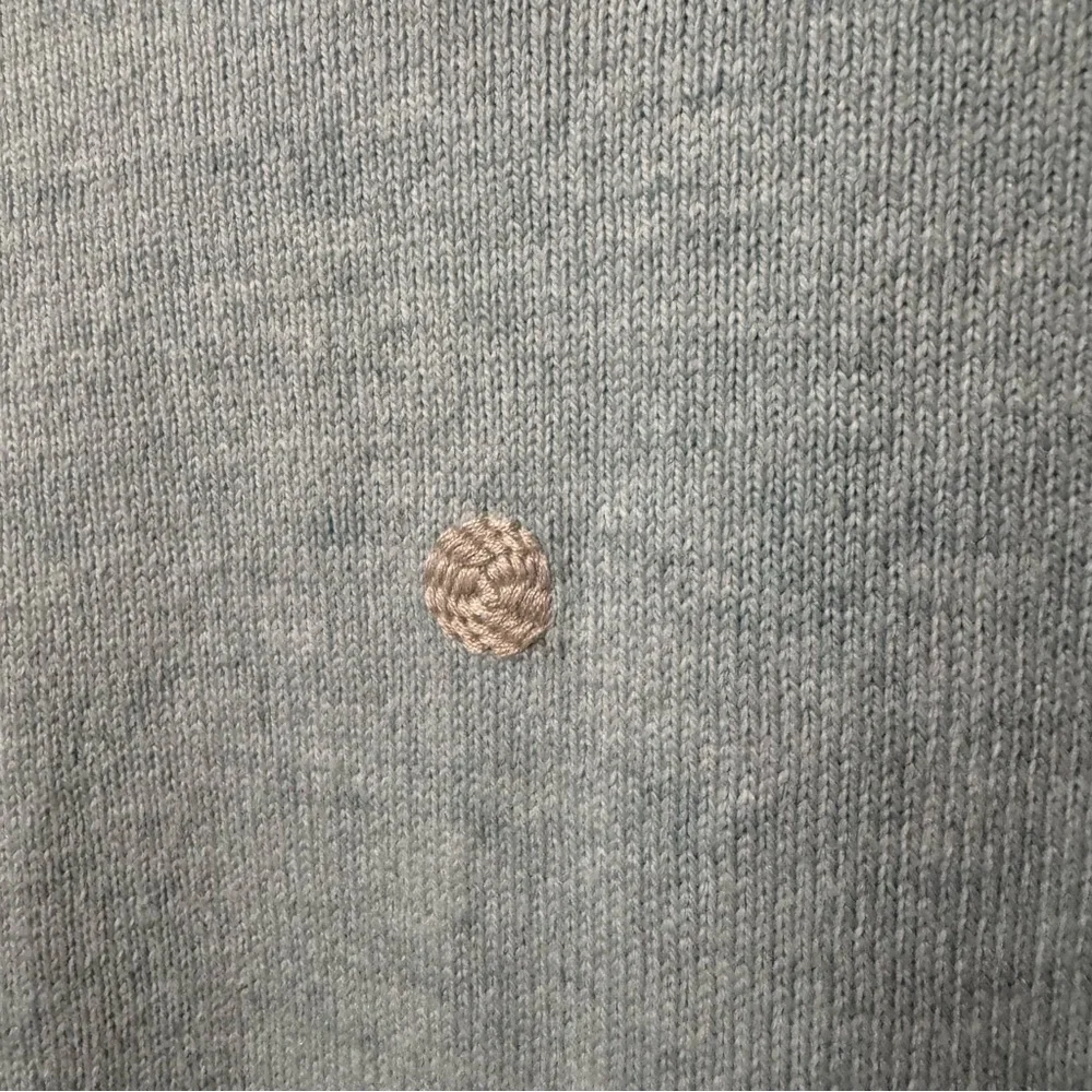 J. Jill baby blue sweater with embroidered pattern Size Large